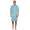 Herren Nachthemd Sommer Sleepshirt, Mint/M