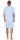 Herren Nachthemd Sommer Sleepshirt, Hellblau/L