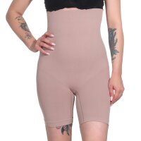 Damen Bauch-Weg-Effekt Formt Sofort Body Shaper Nahtlos Hohe Taille;  Braun/L/XL