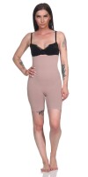 Damen Bauch-Weg-Effekt Formt Sofort Body Shaper Nahtlos Hohe Taille;  Braun/L/XL