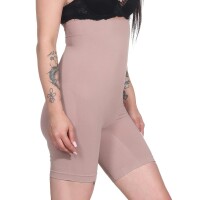 Damen Bauch-Weg-Effekt Formt Sofort Body Shaper Nahtlos Hohe Taille;  Braun/L/XL