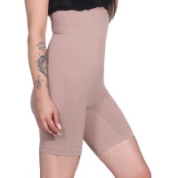 Damen Bauch-Weg-Effekt Formt Sofort Body Shaper Nahtlos Hohe Taille;  Braun/L/XL