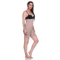 Damen Bauch-Weg-Effekt Formt Sofort Body Shaper Nahtlos Hohe Taille;  Braun/S/M