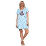 Damen Nachthemd Sleepshirt Nachtwäsche; Gr. S M L