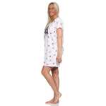 Damen Nachthemd Sleepshirt Nachtwäsche; Ecru/S/36