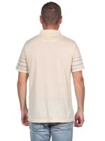 Herren Poloshirt Sommer Polo-Hemd Kurzarm Beige/XL