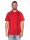 Herren Poloshirt Sommer Polo-Hemd Kurzarm Rot/XL