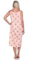 Damen Nachthemd Sleepshirt Nachtwäsche ohne Ärmel; Aprikose/XL/42