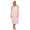 Damen Nachthemd Sleepshirt Nachtwäsche ohne Ärmel; Aprikose/XL/42