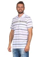 Herren Poloshirt Sommer Polo-Hemd Kurzarm; Weiß/XL