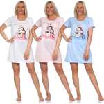 Damen Nachthemd Sleepshirt Nachtwäsche;  Gr. S M L