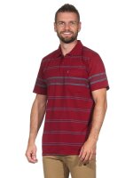 Herren Poloshirt Sommer Polo-Hemd Kurzarm; Rot/XL