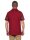 Herren Poloshirt Sommer Polo-Hemd Kurzarm; Rot/XL