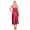 Damen Negligé Satin Nachtkleid Reizwäsche mit Spitze; S M L XL 2XL