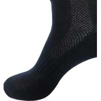 12 Paar Sport Frottee Sneaker Socken Herren Damen Quarter Socks Kurzsocken Halbsocken Baumwolle 12 Paar, Dunkelblau/43-46