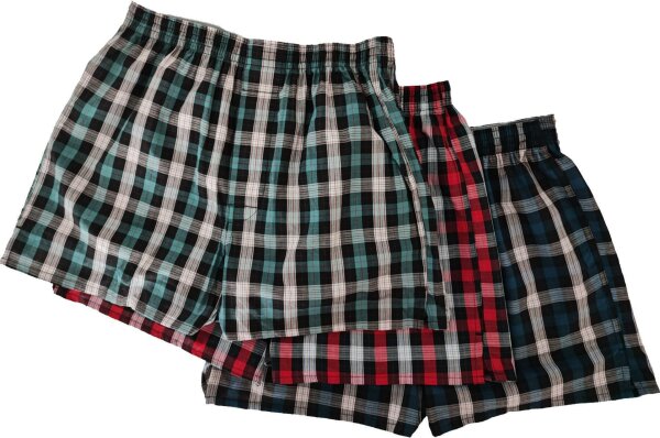 3 Stück Herren Boxershorts Unterhosen Männer; Modell, 1/L