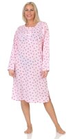 Damen Nachthemd Sleepshirt Nachtwäsche; Rosa/XL