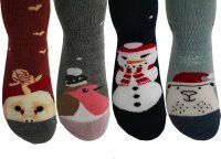 12 Paar Damen Thermo Winter Socken Vollfrottee Warm...