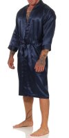Herren Morgenmantel Robe Bathrobe Bademantel Satin, M L XL 2XL