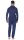 Herren Pyjama Set Hemd & Hose Schlaf-Anzug Nachthemd, Dunkelblau/2XL/54