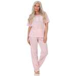 Damen Pyjama zweiteiliger Schlafanzug Nachtwäsche, Gr. M L XL 2XL