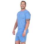 Herren Pyjama Shorty und T-Shirt Schlafanzug, Gr. M L XL 2XL