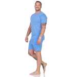 Herren Pyjama Shorty und T-Shirt Schlafanzug, Gr. M L XL 2XL