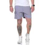 Herren Shorty Sporthose Freizeithose Bermudas mit Taschen;