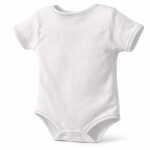 Baby Kurzarmbody 3er-Pack 100% Baumwolle Bodys Kurzärmelig;  Weiß/12-18 Monate