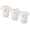 Baby Kurzarmbody 3er-Pack 100% Baumwolle Bodys Kurzärmelig;  Weiß/12-18 Monate