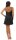 Damen kurzes Satin Negligé Nachtkleid Nachthemd Satin; S M L XL 2XL