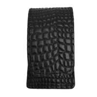 4-teiliges Solingen* Maniküre Set mit Leder COCCO Etui, Nagelschere, Feile, Pinzette, Made in Germany