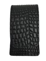 4-teiliges Solingen* Maniküre Set mit Leder COCCO Etui, Nagelschere, Feile, Pinzette, Made in Germany