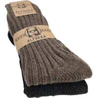2 Paar Alpaka Socken Wollsocken Damen & Herren...