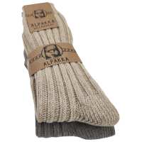 2 Paar Alpaka Socken Wollsocken Damen & Herren...