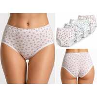 4x Damen Slips Unterhosen Unterwäsche Baumwolle,...