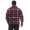 Herren Holzfäller Hemd Thermohemd gefüttert Sweatshirt Kariert Jacke, Grün/Rot/M