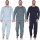 Herren Thermo Pyjama lang Winter Schlafanzug, Gr. M L XL 2XL