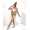 Damen Nicki Jogginganzug mit Kapuze Freizeitanzug;  Beige/L/40