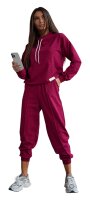Damen Freizeitanzug Hausanzug Jogginganzug, Bordo/S/36