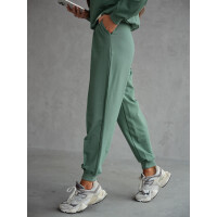 Damen Freizeitanzug Hausanzug Jogginganzug, Khaki/S/36
