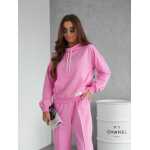 Damen Freizeitanzug Hausanzug Homewear Jogginganzug,  Rosa/M/38
