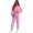Damen Freizeitanzug Hausanzug Homewear Jogginganzug,  Rosa/M/38