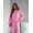 Damen Freizeitanzug Hausanzug Homewear Jogginganzug,  Rosa/M/38