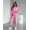 Damen Freizeitanzug Hausanzug Homewear Jogginganzug,  Rosa/M/38