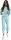 Damen Freizeitanzug Hausanzug Homewear Jogginganzug,  Türkis/XL/42