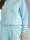 Damen Freizeitanzug Hausanzug Homewear Jogginganzug,  Türkis/XL/42
