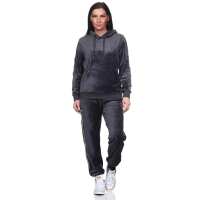 Damen Jogginganzug Nicki-Anzug mit Kapuzen hoodie: S M L...