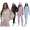 Damen Velours Set Hoodie Jogginghose Freizeitanzug Homewear Sportanzug Loungewear,