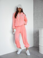 Damen Nicki Jogginganzug mit Kapuze Freizeitanzug; Aprikose/L/XL